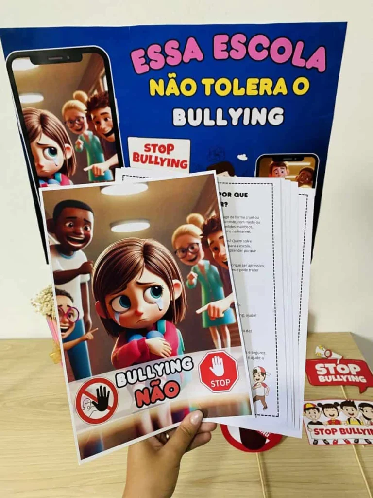 Kit Combate ao Bullying com Painel e Atividades — foto 6