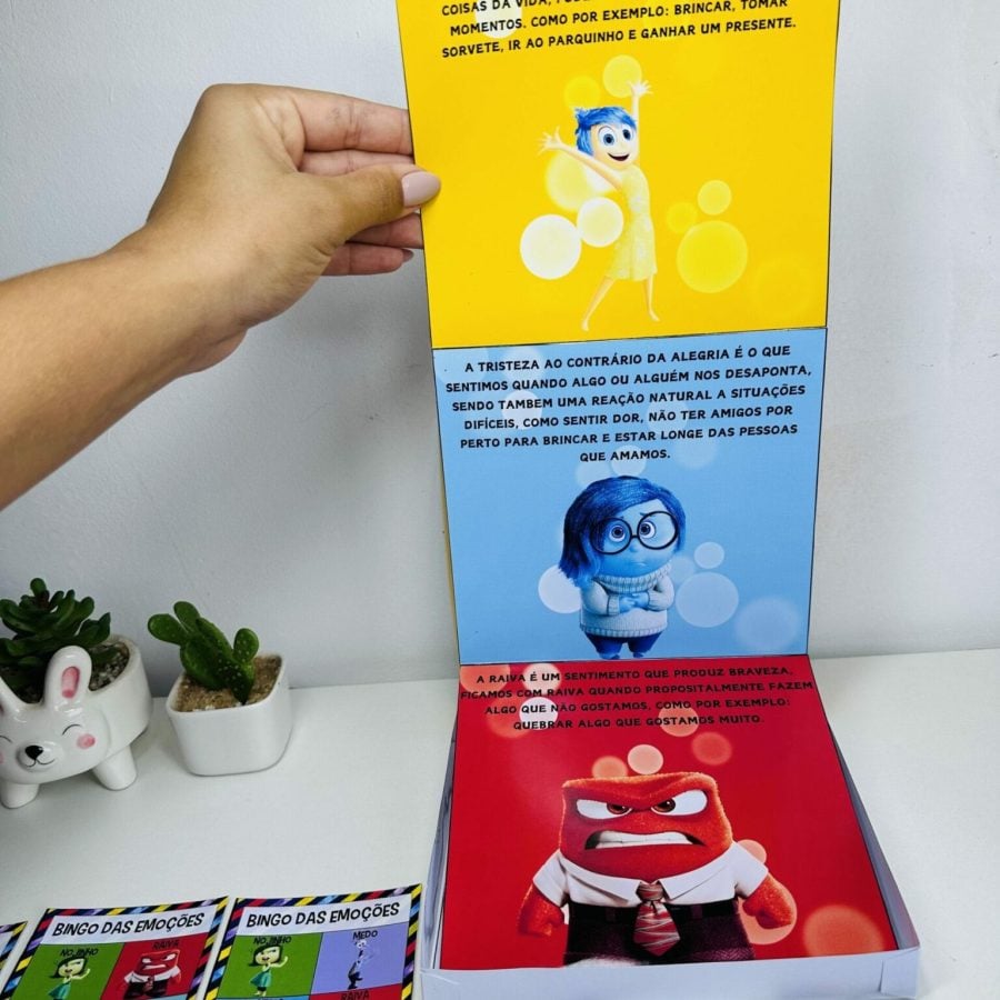 Kit das Emoções - Bingo - Pedagogia de Ideias Kit das Emoções - Bingo