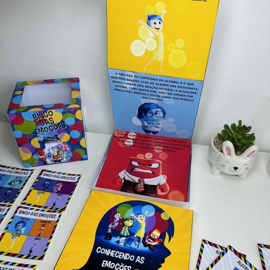 Kit das Emoções - Bingo - Pedagogia de Ideias Kit das Emoções - Bingo