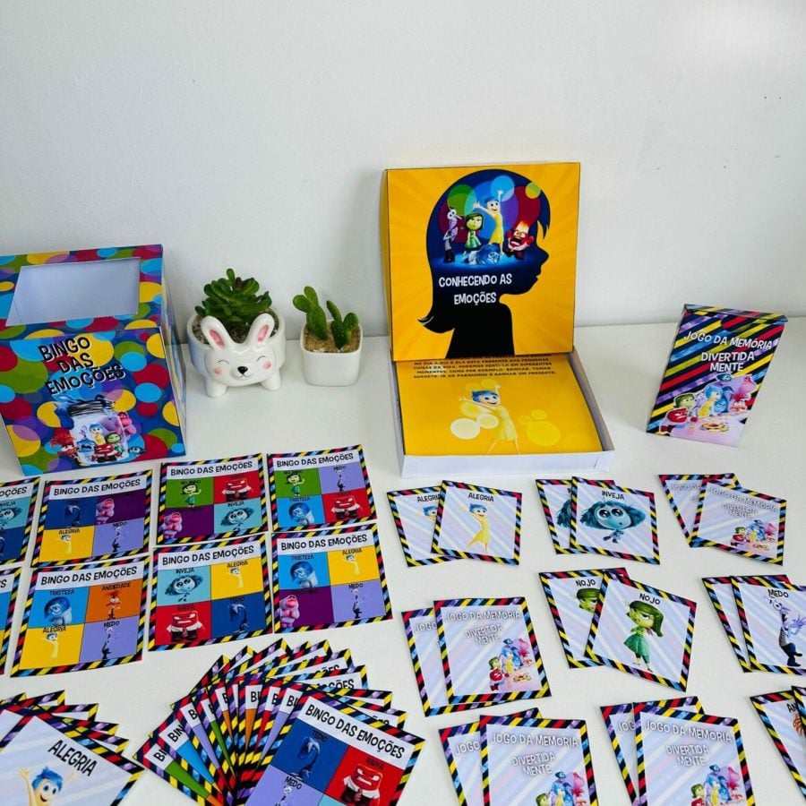 Kit das Emoções - Bingo - Pedagogia de Ideias Kit das Emoções - Bingo