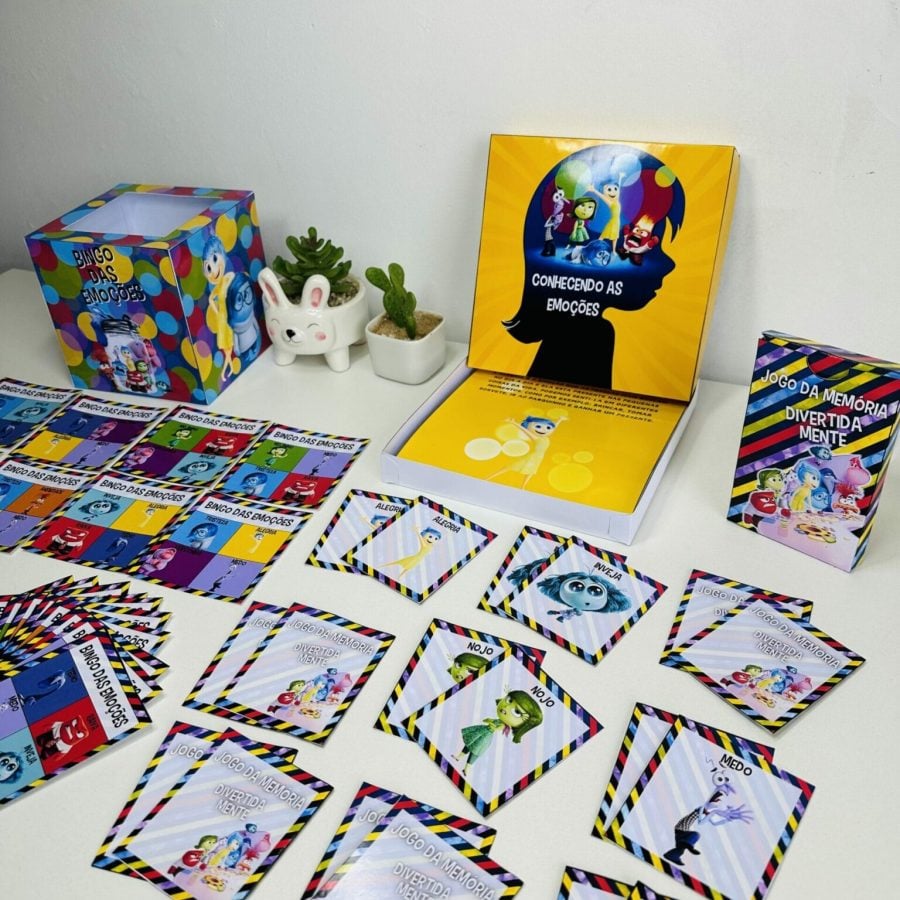 Kit das Emoções - Bingo - Pedagogia de Ideias Kit das Emoções - Bingo