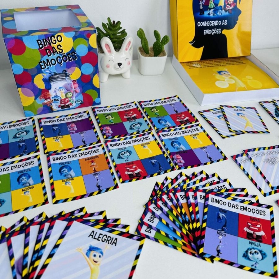 Kit das Emoções - Bingo - Pedagogia de Ideias Kit das Emoções - Bingo