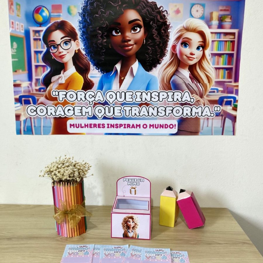 Kit Dia da Mulher - Força que Inspira - Dia Internacional da Mulher - Pedagogia de Ideias Kit Dia da Mulher - Força que Inspira - Dia Internacional da Mulher