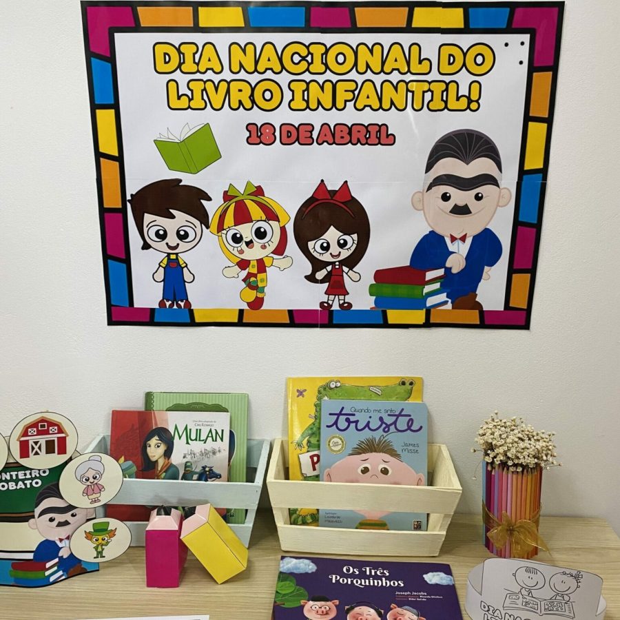 Kit - Dia Nacional do Livro Infantil - Dia Nacional do Livro Infantil - Pedagogia de Ideias Kit - Dia Nacional do Livro Infantil - Dia Nacional do Livro Infantil