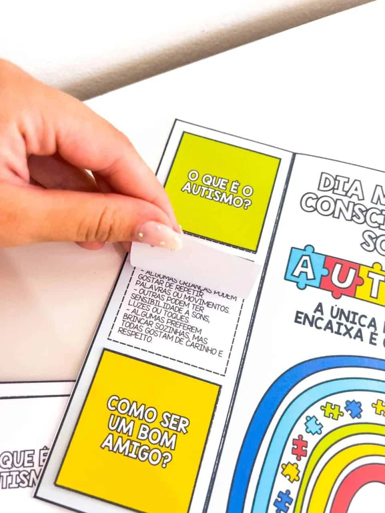 Lapbook Autismo Inclusão e Respeito — foto 7