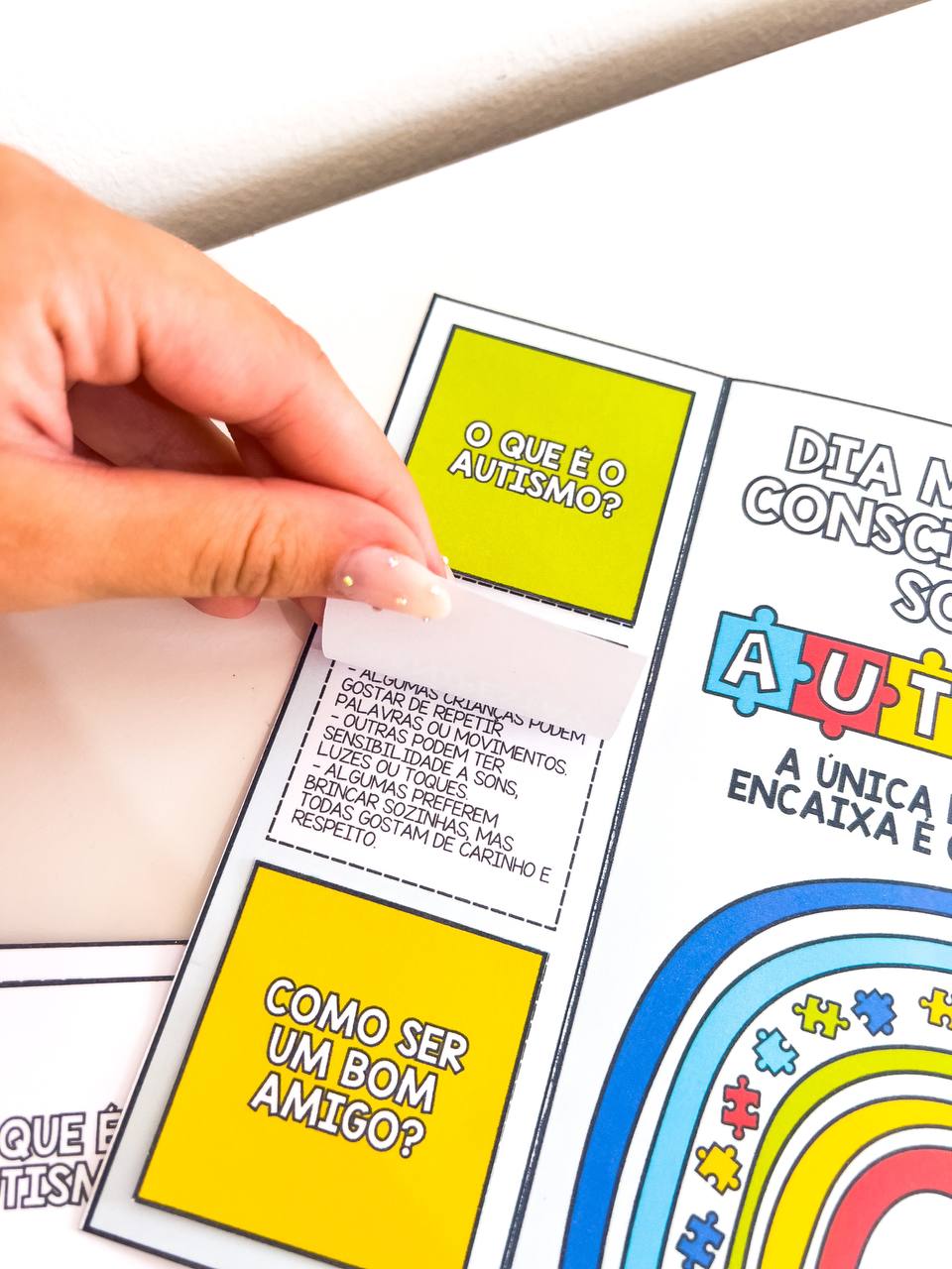 Lapbook Autismo - Inclusão e Diversidade - Pedagogia de Ideias Lapbook Autismo - Inclusão e Diversidade