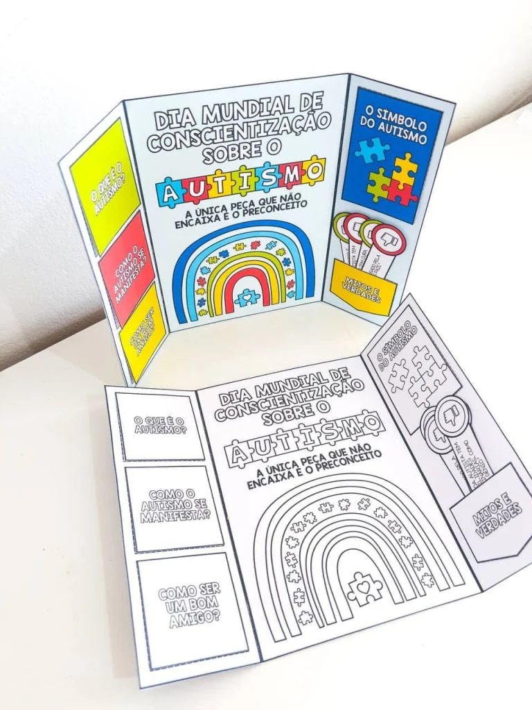 Lapbook Autismo Inclusão e Respeito — foto 6