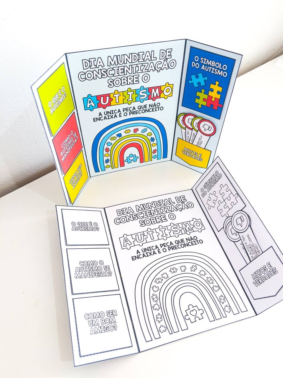 Lapbook Autismo - Inclusão e Diversidade - Pedagogia de Ideias Lapbook Autismo - Inclusão e Diversidade