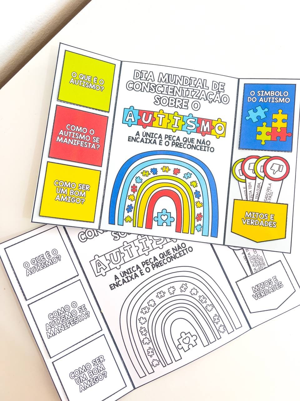 Lapbook Autismo - Inclusão e Diversidade - Pedagogia de Ideias Lapbook Autismo - Inclusão e Diversidade