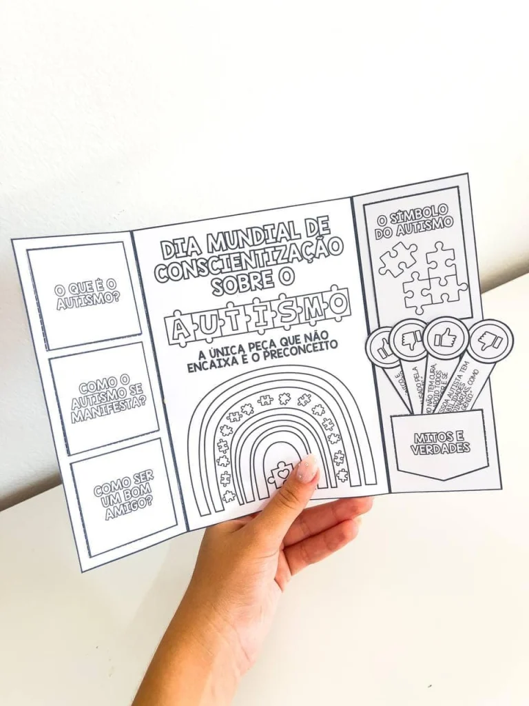 Lapbook Autismo Inclusão e Respeito — foto 4