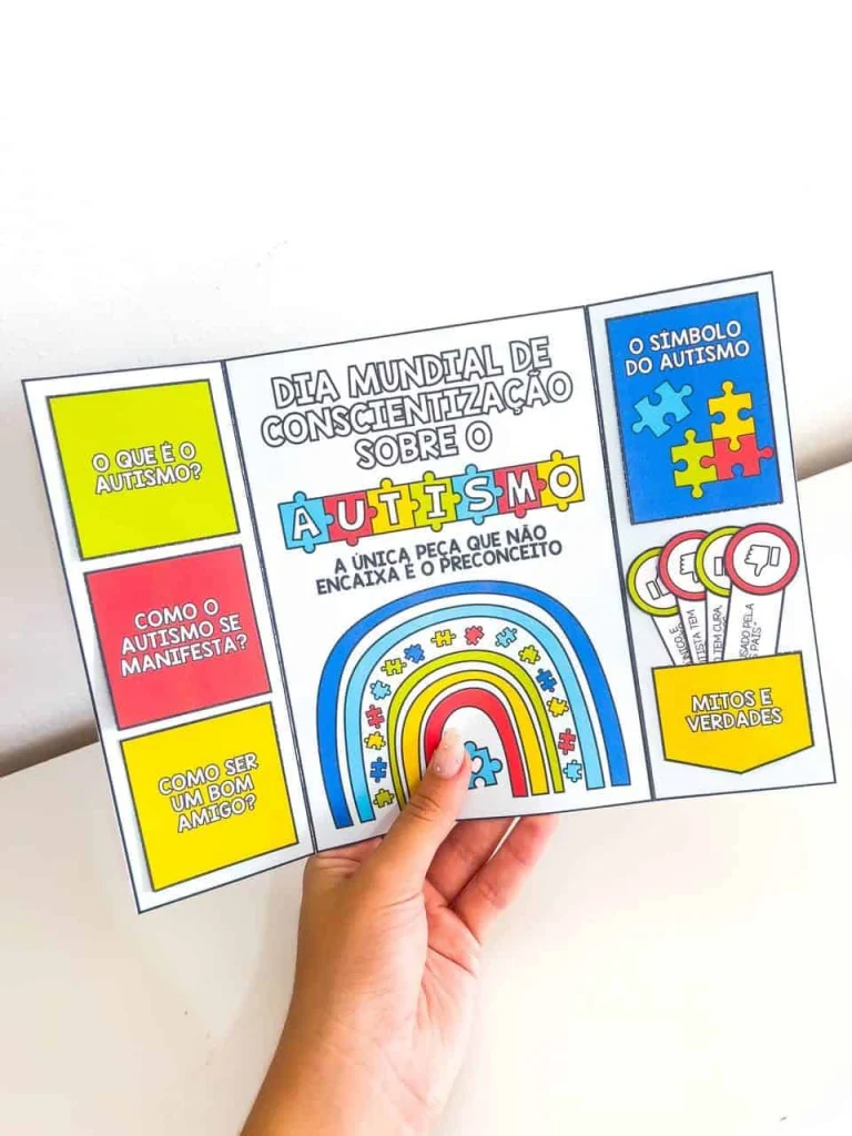 Lapbook Autismo Inclusão e Respeito — foto 3
