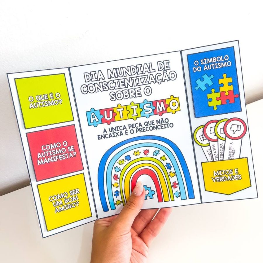 Lapbook Autismo - Inclusão e Diversidade - Pedagogia de Ideias Lapbook Autismo - Inclusão e Diversidade