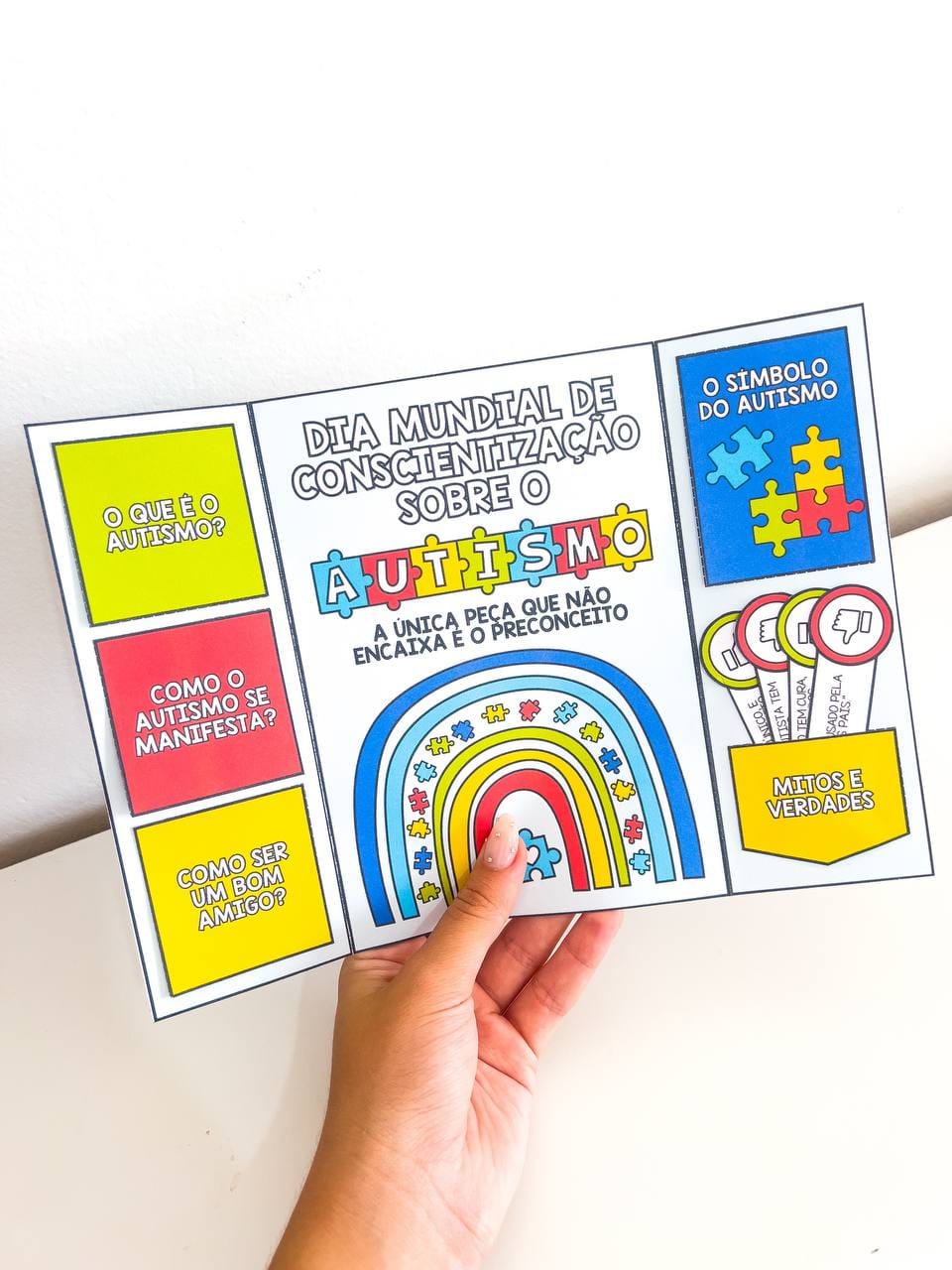 Lapbook Autismo - Inclusão e Diversidade - Pedagogia de Ideias Lapbook Autismo - Inclusão e Diversidade