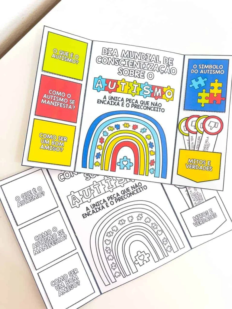 Lapbook Autismo Inclusão e Respeito — foto 1