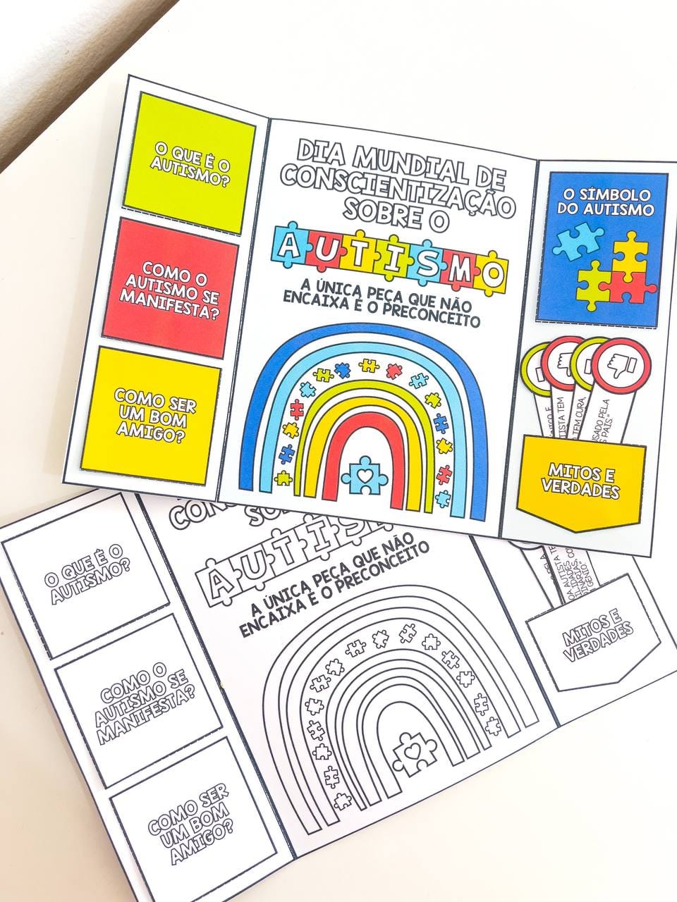 Lapbook Autismo - Inclusão e Diversidade