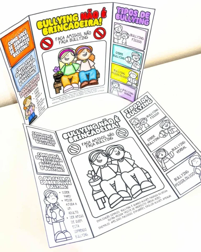 Lapbook Bullying com Reflexões e Atividades — foto 5