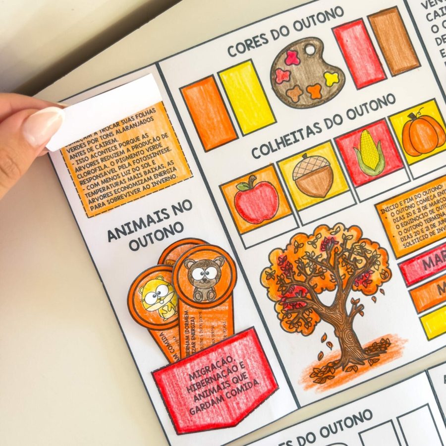 Lapbook de Outono - Outono - Pedagogia de Ideias Lapbook de Outono - Outono
