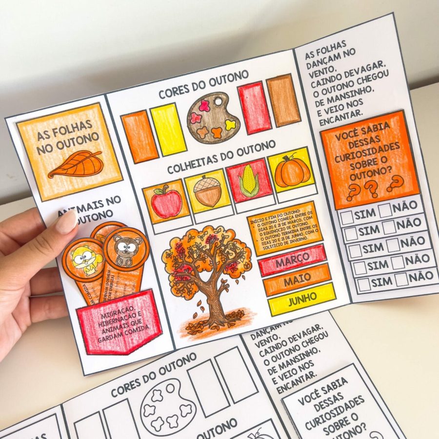 Lapbook de Outono - Outono - Pedagogia de Ideias Lapbook de Outono - Outono
