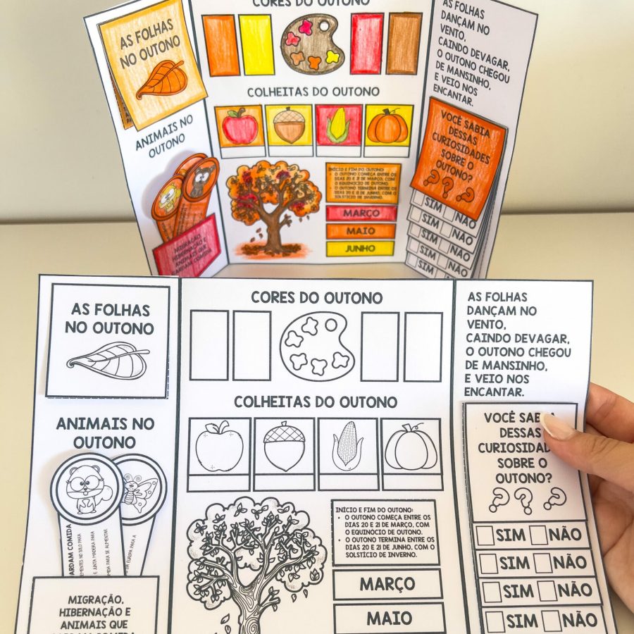 Lapbook de Outono - Outono