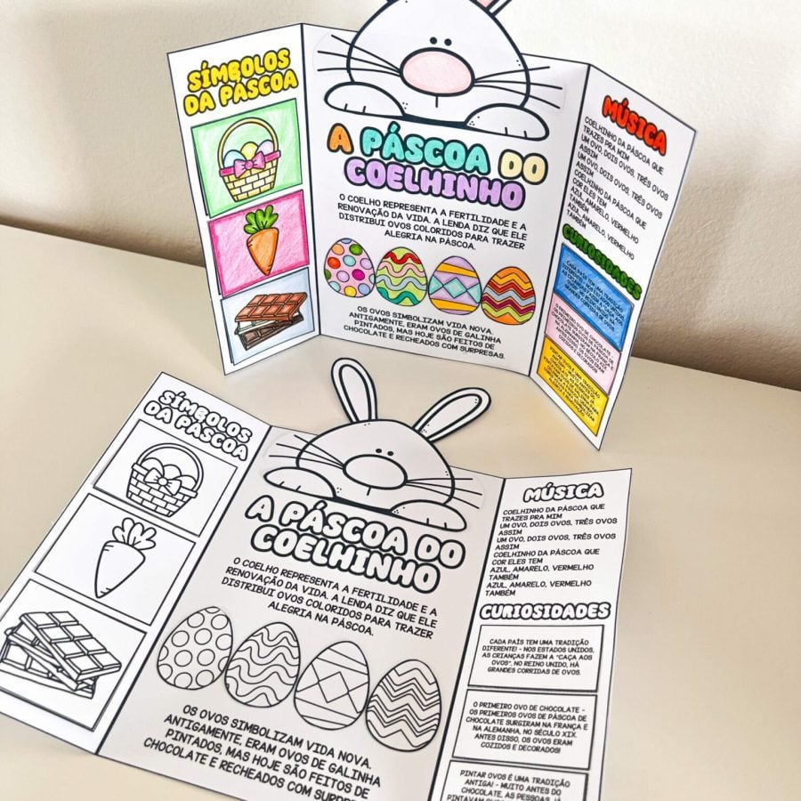 Lapbook de Páscoa - Páscoa - Pedagogia de Ideias Lapbook de Páscoa - Páscoa