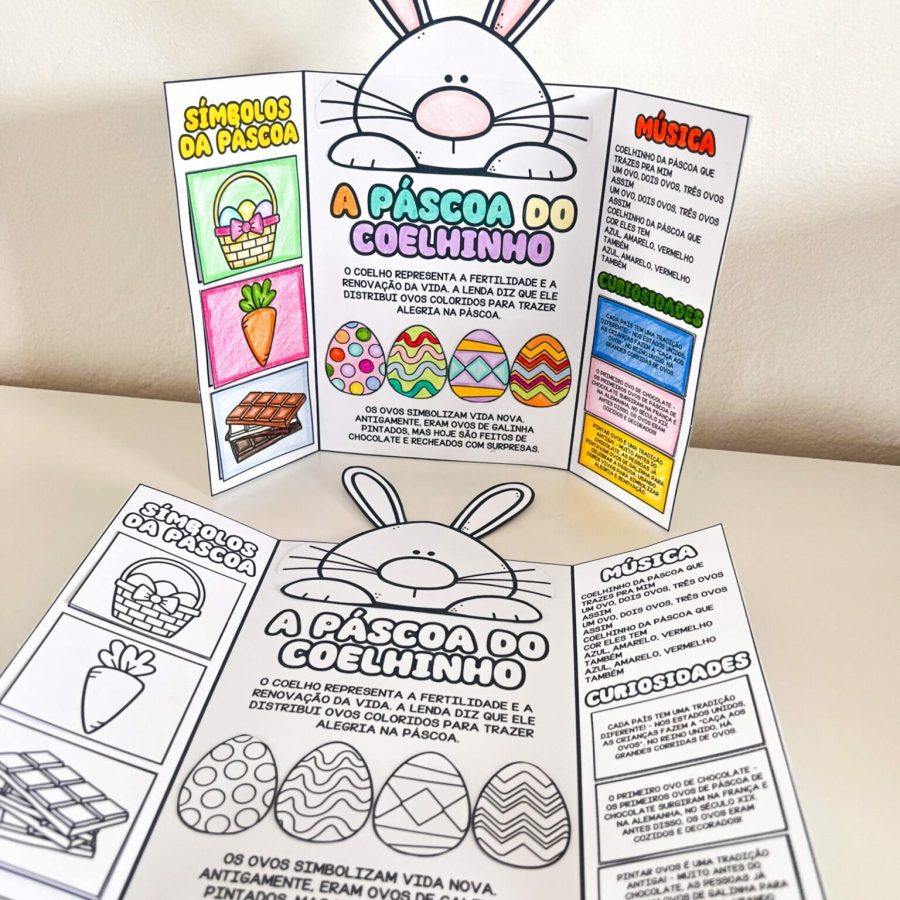 Lapbook de Páscoa - Páscoa - Pedagogia de Ideias Lapbook de Páscoa - Páscoa