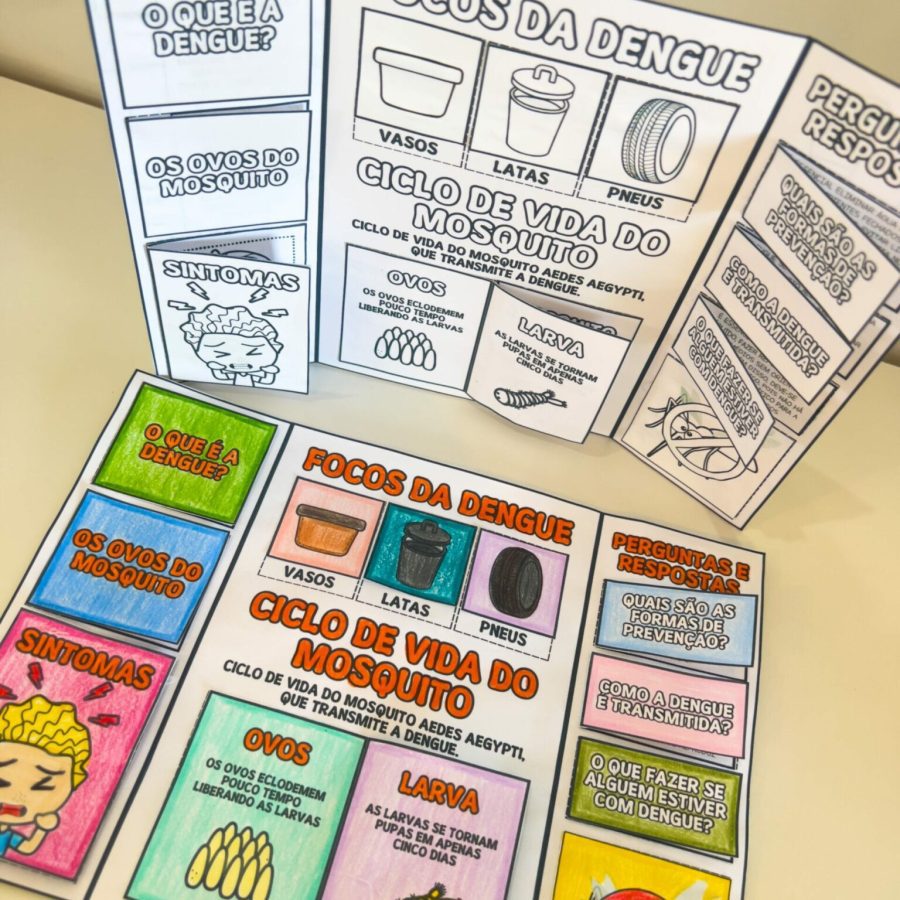 Lapbook - Dengue - Atividades de Sala de Aula - Pedagogia de Ideias Lapbook - Dengue - Atividades de Sala de Aula