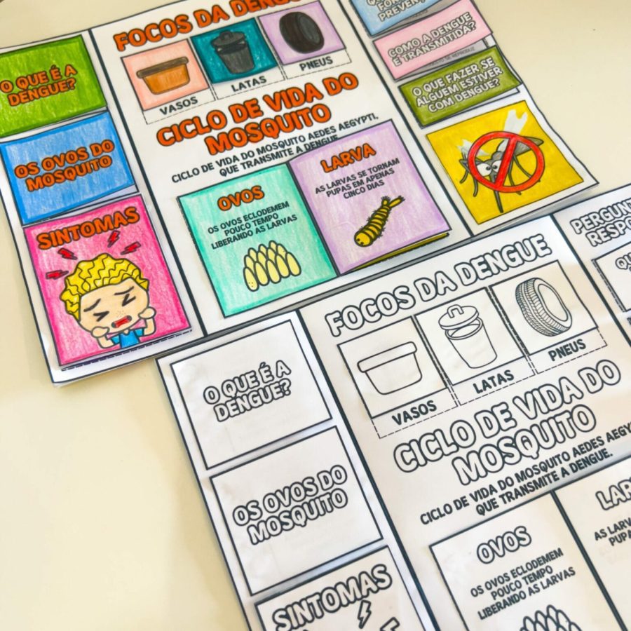 Lapbook - Dengue - Atividades de Sala de Aula - Pedagogia de Ideias Lapbook - Dengue - Atividades de Sala de Aula