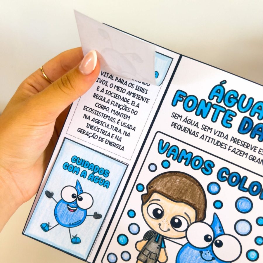 Lapbook - Dia da Água - Dia da Água - Pedagogia de Ideias Lapbook - Dia da Água - Dia da Água