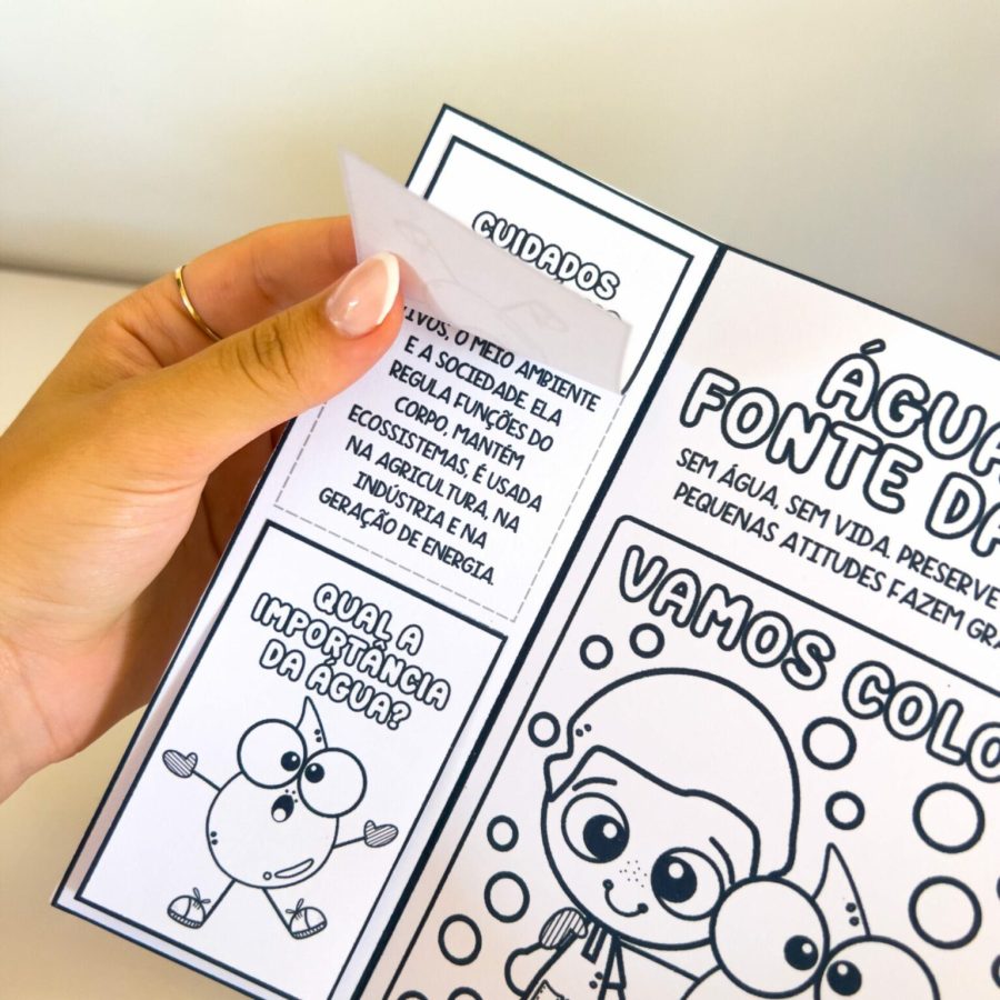 Lapbook - Dia da Água - Dia da Água - Pedagogia de Ideias Lapbook - Dia da Água - Dia da Água