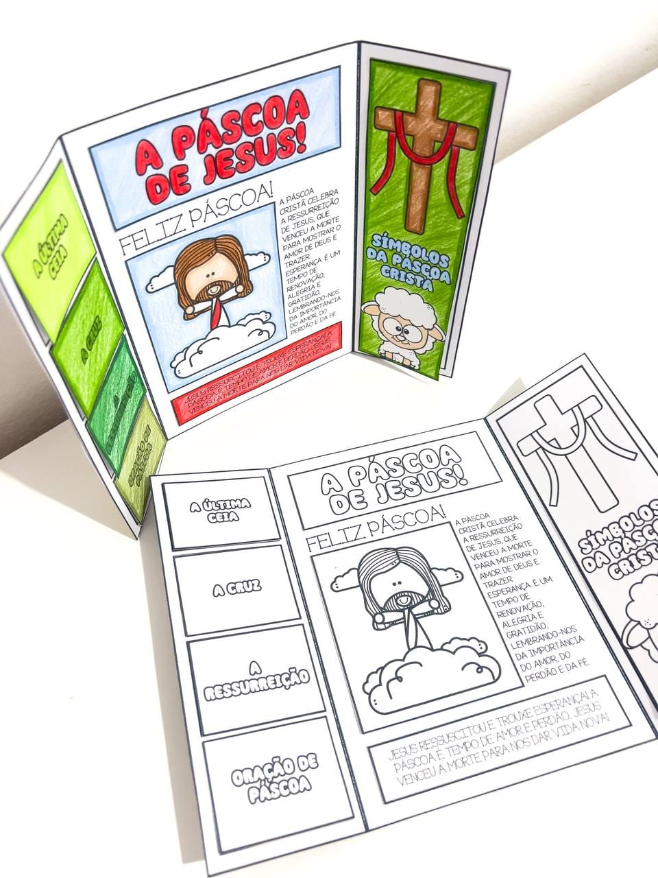 Lapbook Páscoa Cristã - Páscoa - Pedagogia de Ideias Lapbook Páscoa Cristã - Páscoa