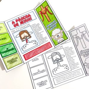 Lapbook Páscoa Cristã - Páscoa - Pedagogia de Ideias Lapbook Páscoa Cristã - Páscoa