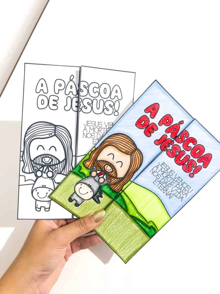 Lapbook Páscoa Cristã para Colorir — foto 3