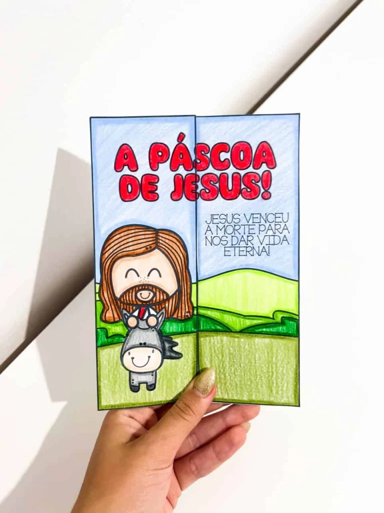 Lapbook Páscoa Cristã para Colorir — foto 2