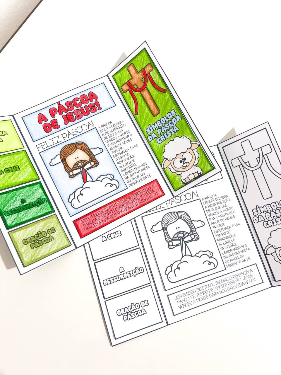 Lapbook Páscoa Cristã - Páscoa - Pedagogia de Ideias Lapbook Páscoa Cristã - Páscoa
