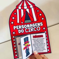 Livrinho Interativo - Personagens do Circo - Dia do Circo