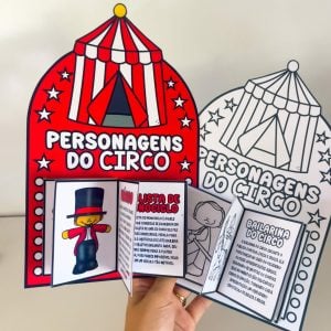 Livrinho Interativo - Personagens do Circo - Dia do Circo