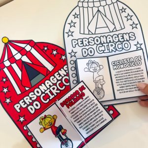 Livrinho Interativo - Personagens do Circo - Dia do Circo