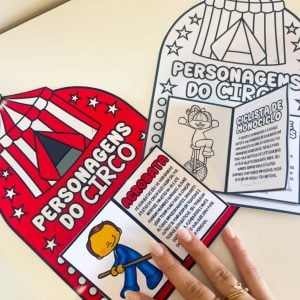 Livrinho Interativo - Personagens do Circo - Dia do Circo