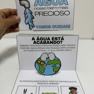 Livro Pop-Up: Água - Dia da Água - Pedagogia de Ideias Livro Pop-Up: Água - Dia da Água