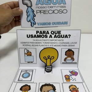 Livro Pop-Up: Água - Dia da Água - Pedagogia de Ideias Livro Pop-Up: Água - Dia da Água