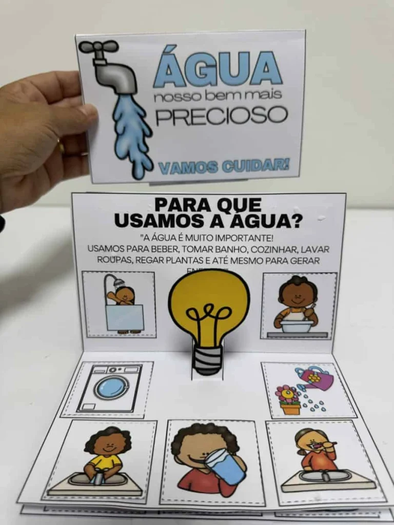 Livro Pop-Up sobre Água — foto 4