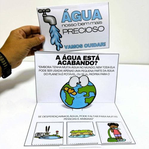 Livro Pop-Up: Água - Dia da Água