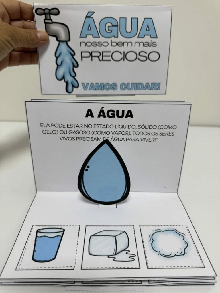 Livro Pop-Up sobre Água — foto 6