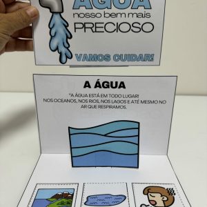 Livro Pop-Up: Água - Dia da Água - Pedagogia de Ideias Livro Pop-Up: Água - Dia da Água