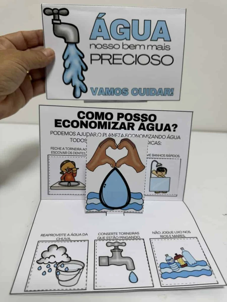 Livro Pop-Up sobre Água — foto 8