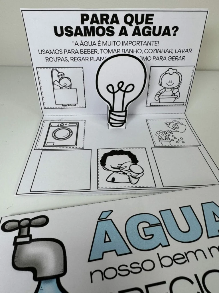 Livro Pop-Up sobre Água — foto 9