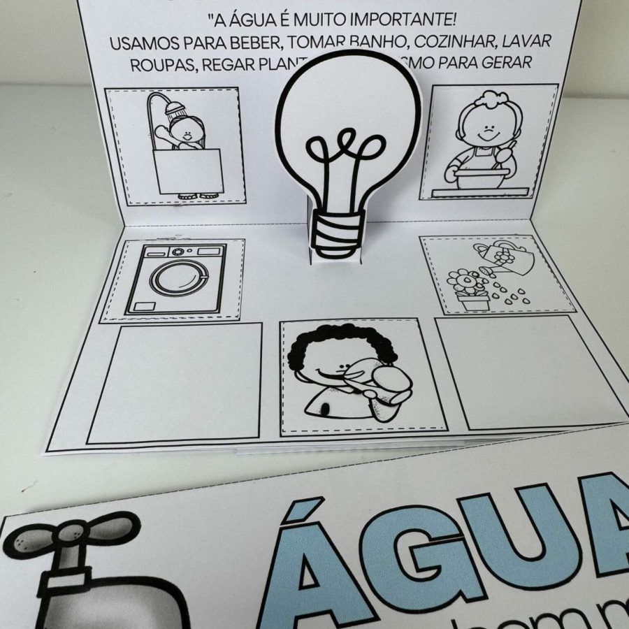 Livro Pop-Up: Água - Dia da Água - Pedagogia de Ideias Livro Pop-Up: Água - Dia da Água