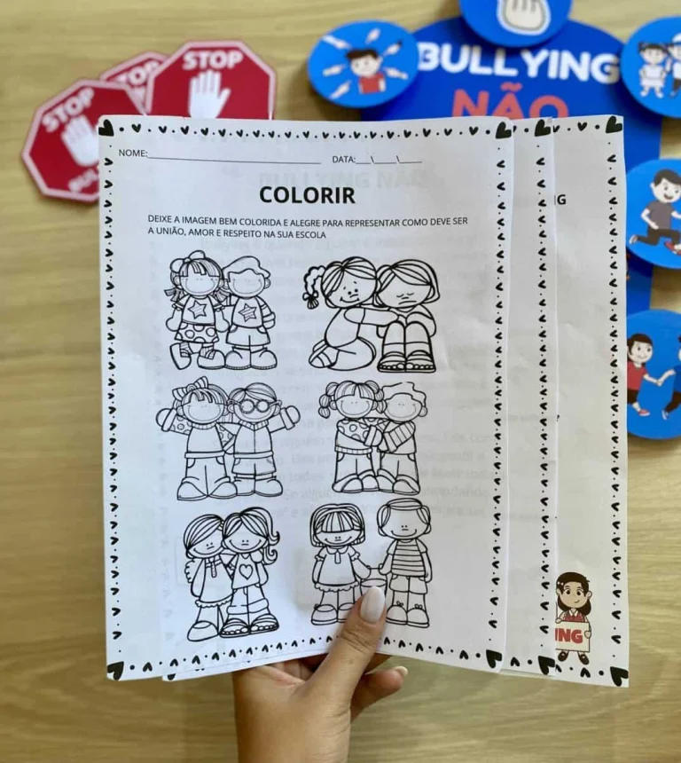 Luva Bullying Não com Atividade Complementar — foto 2