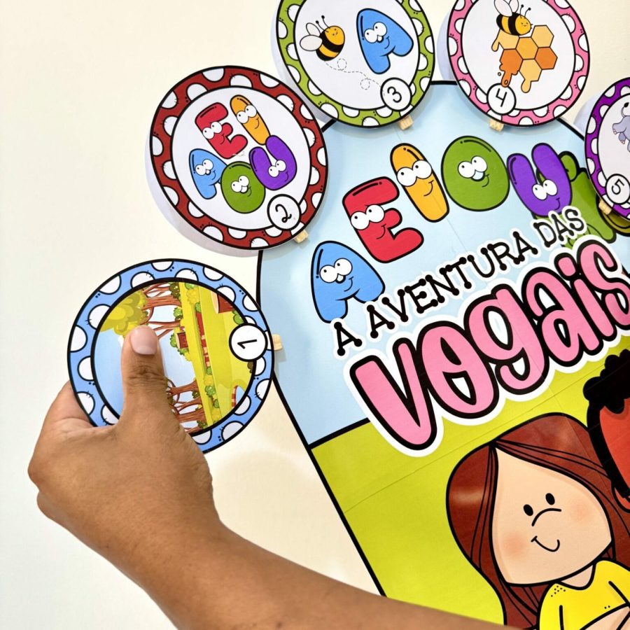 Luva Gigante - A Aventura das Vogais - Alfabetização - Pedagogia de Ideias Luva Gigante - A Aventura das Vogais - Alfabetização