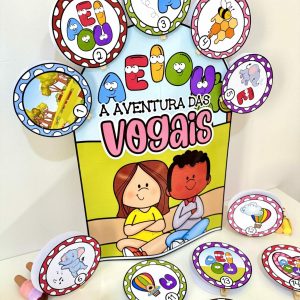 Luva Gigante - A Aventura das Vogais - Alfabetização - Pedagogia de Ideias Luva Gigante - A Aventura das Vogais - Alfabetização